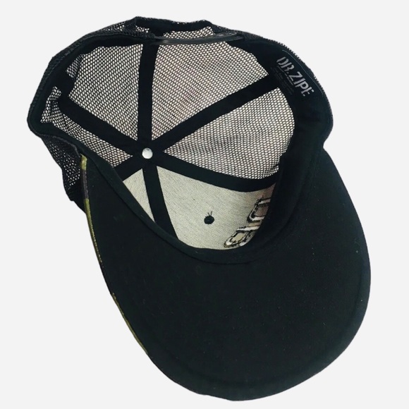 DR. ZIPE Snowboard Ski Skate trucker Mesh Hat Adjustable Camo Black. - Picture 8 of 9
